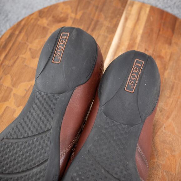 Taos Encore Whiskey Loafers Womens 10 W Brown Leather Comfort Casual Shoes9 - Picture 9 of 9